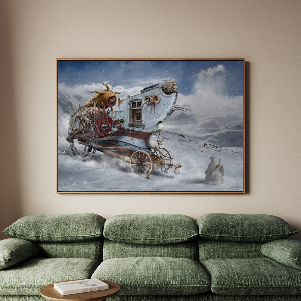 Canvastavla An insurmountable obstacle - Tavla - 100x70
