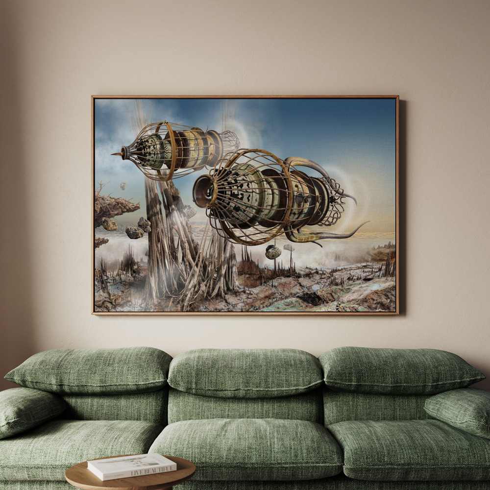 Canvastavla A memory from the future - Tavla - 100x70