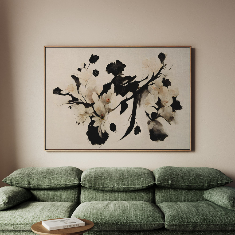 Canvastavla Cherry Blossom Branch - Tavla - 70x50