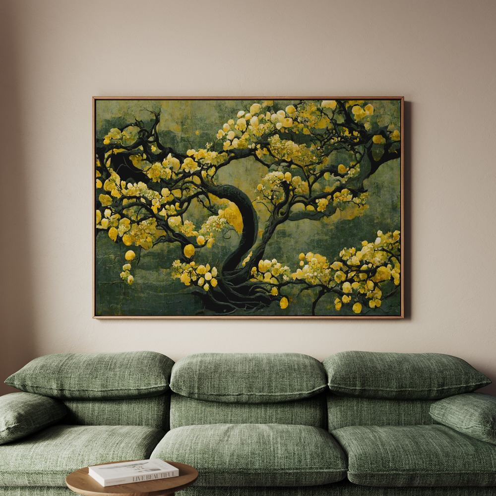 Canvastavla Sakura Tree - Tavla - 150x100
