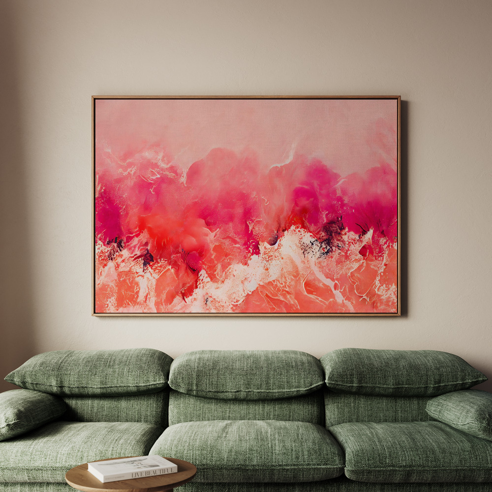 Canvastavla Pink Wave - Tavla - 70x50