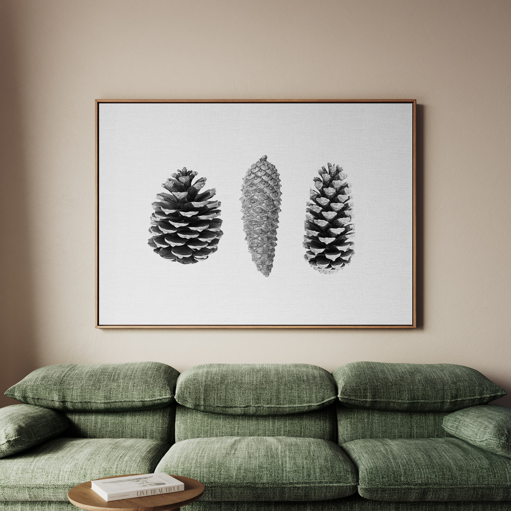 Canvastavla Pine Cone Study - Tavla - 70x50