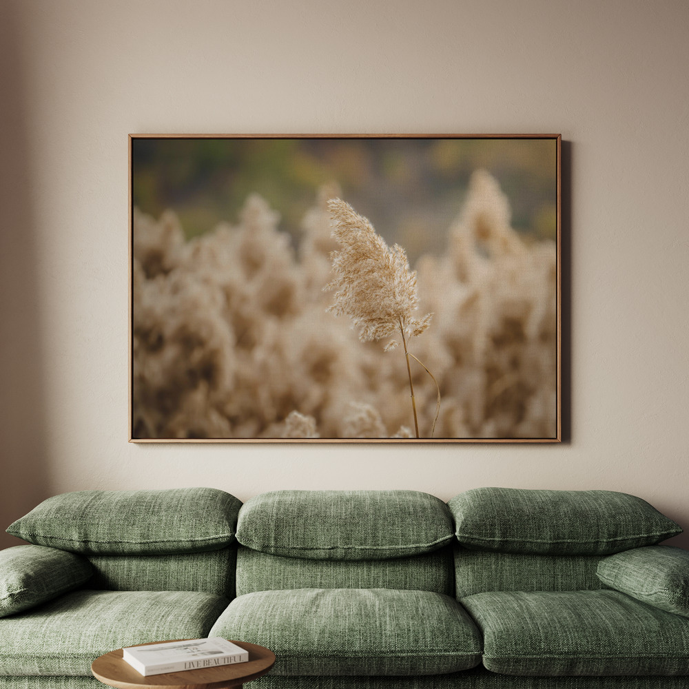 Canvastavla reed flower - Tavla - 70x50