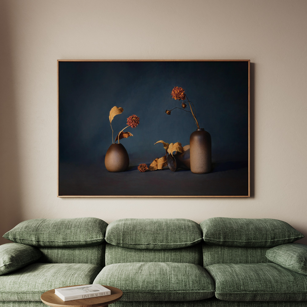 Canvastavla Dried Flower - Tavla - 70x50
