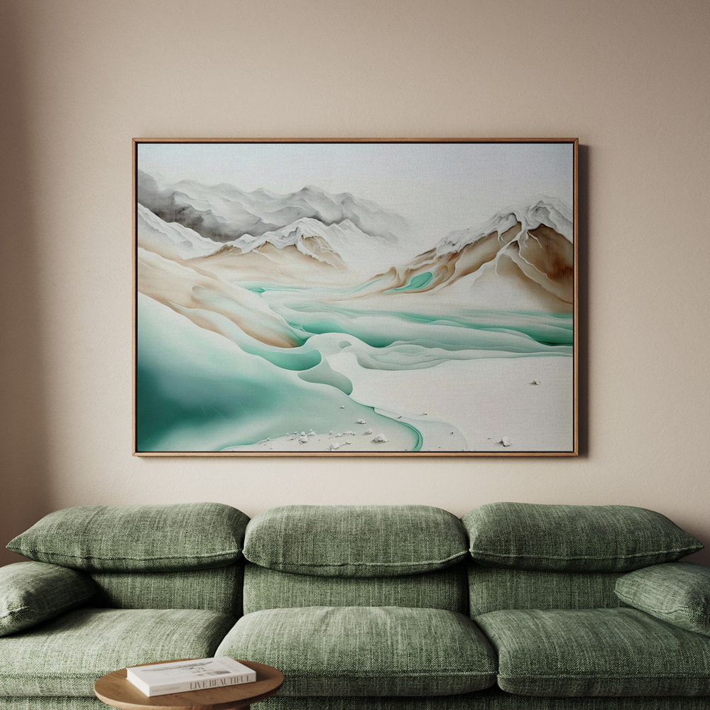 Canvastavla Frozen Landscape - Tavla - 150x100
