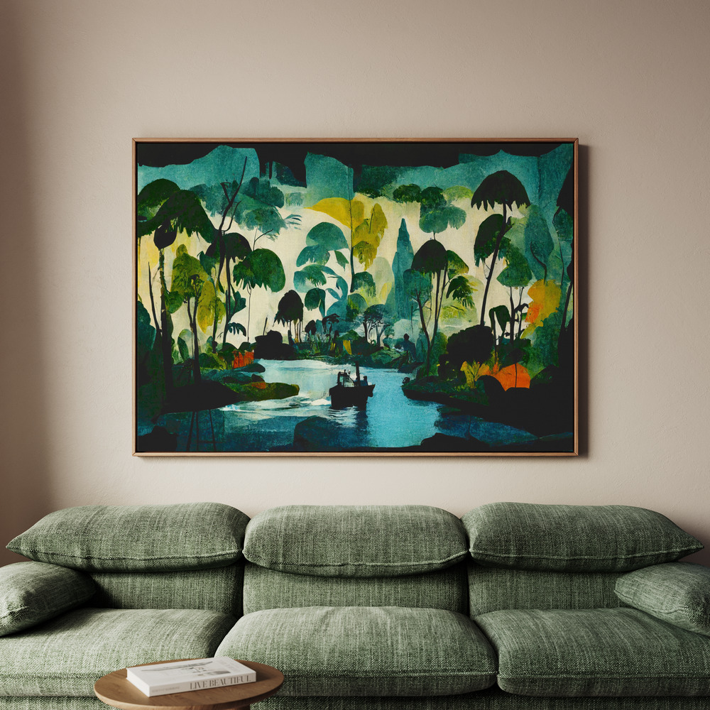 Canvastavla Welcome To The Jungle - Tavla - 150x100
