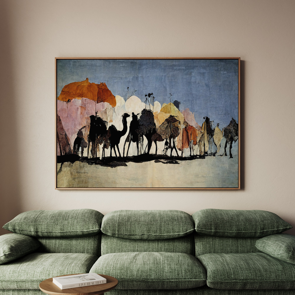 Canvastavla The Caravan - Tavla - 100x70