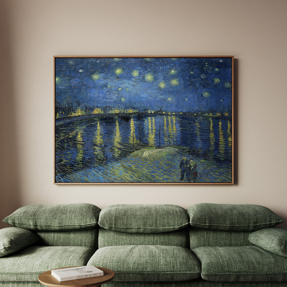 Canvastavla The Starry Night Over The Rhone - Tavla - 100x70
