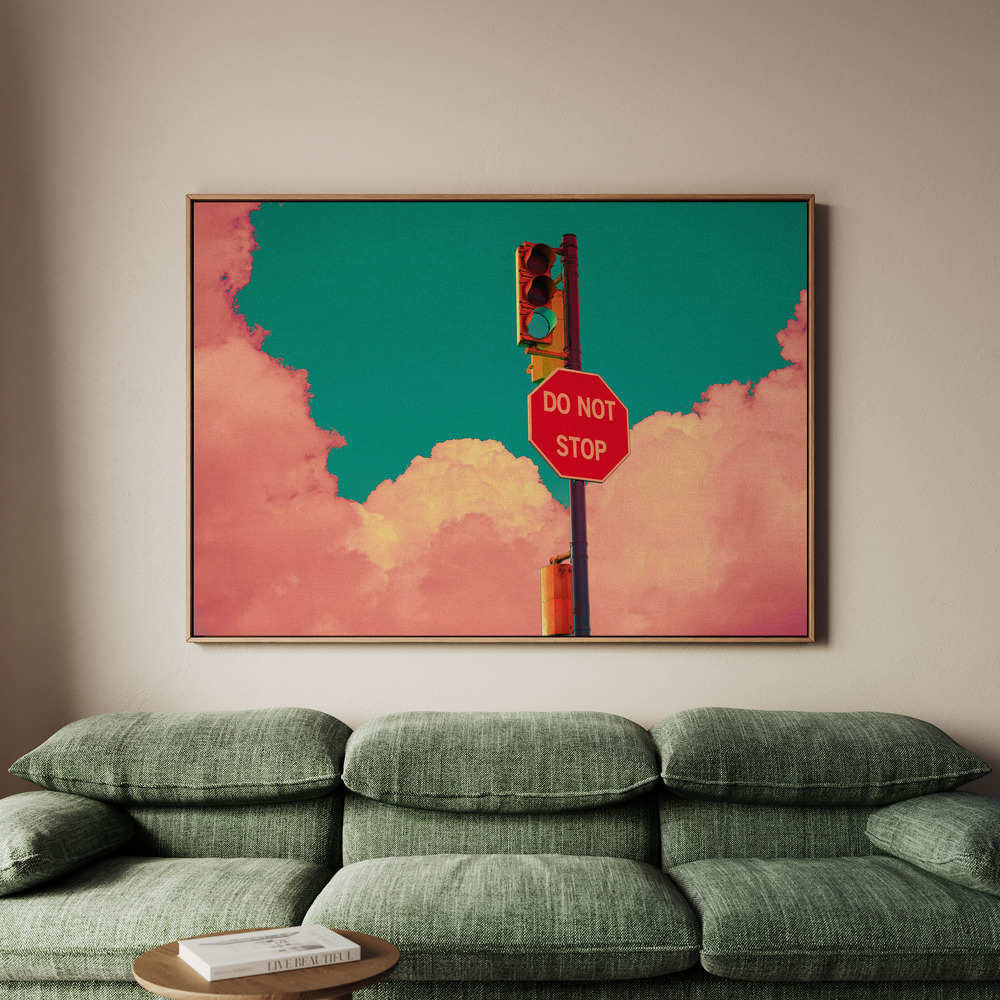Canvastavla DO NOT STOP - Tavla - 70x50