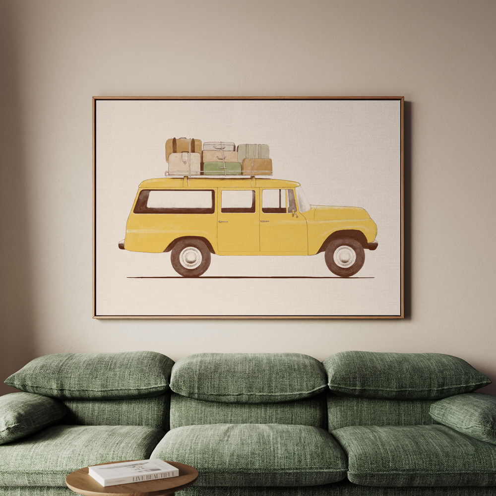 Canvastavla Summer Car ★★★ - Tavla - 150x100