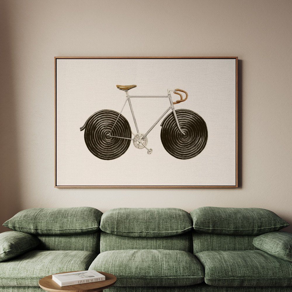 Canvastavla Licorice Bike - Tavla - 100x70