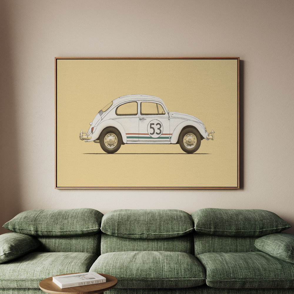 Canvastavla Beetle - Tavla - 100x70