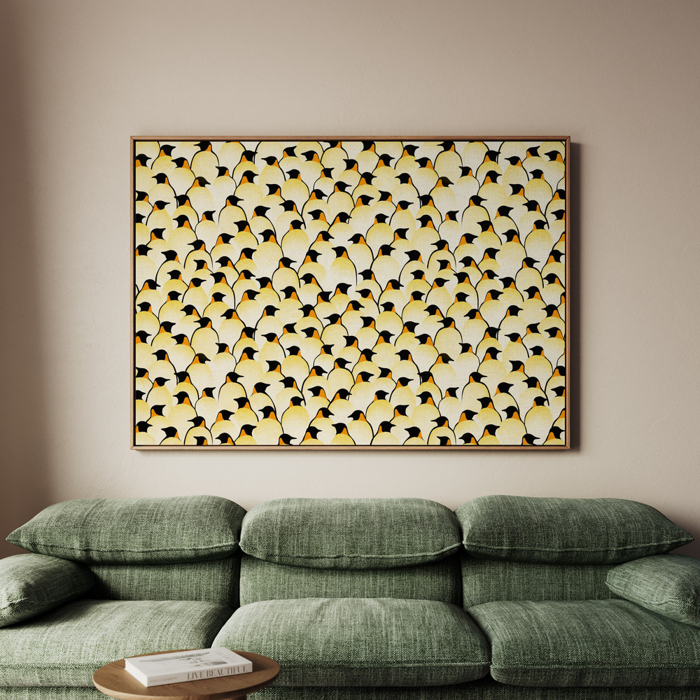 Canvastavla Penguins - Tavla - 70x50