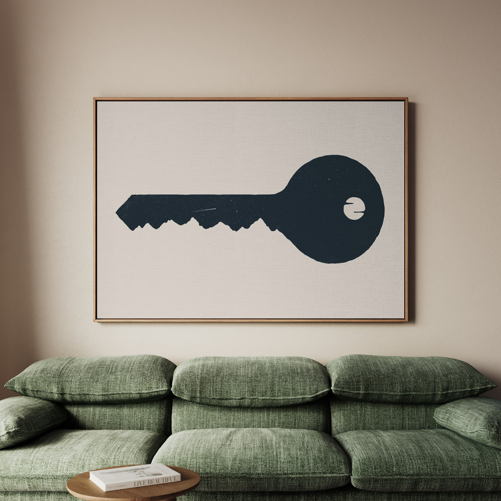 Canvastavla Key To The Mountain - Tavla - 100x70