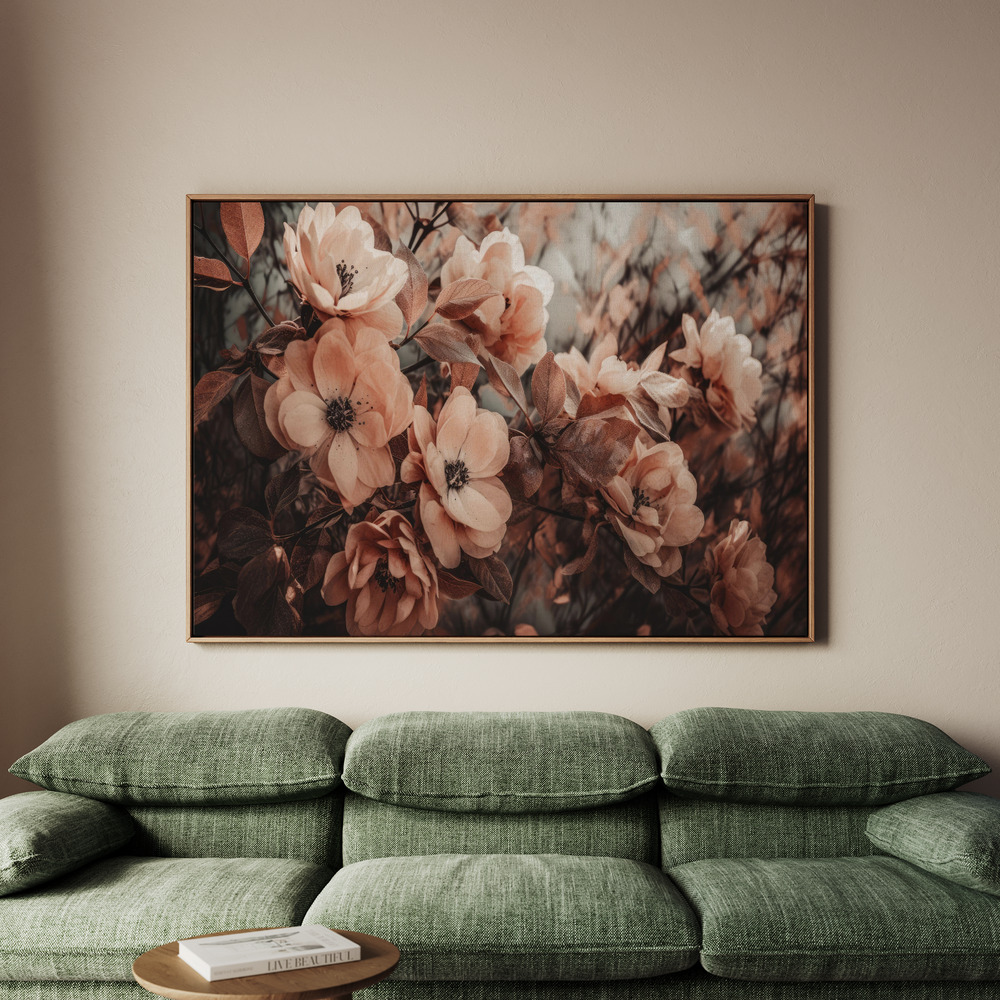 Canvastavla Coral Wild Peony - Tavla - 70x50