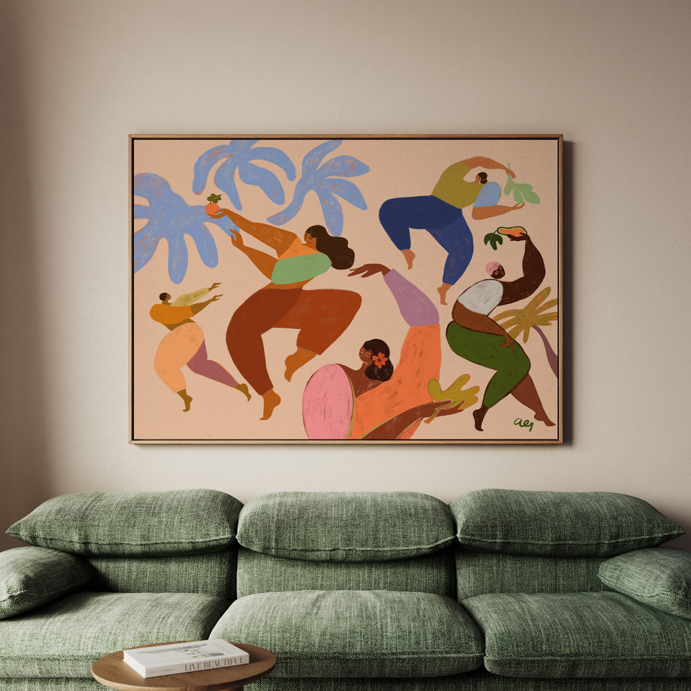 Canvastavla Dance Dance - Tavla - 70x50