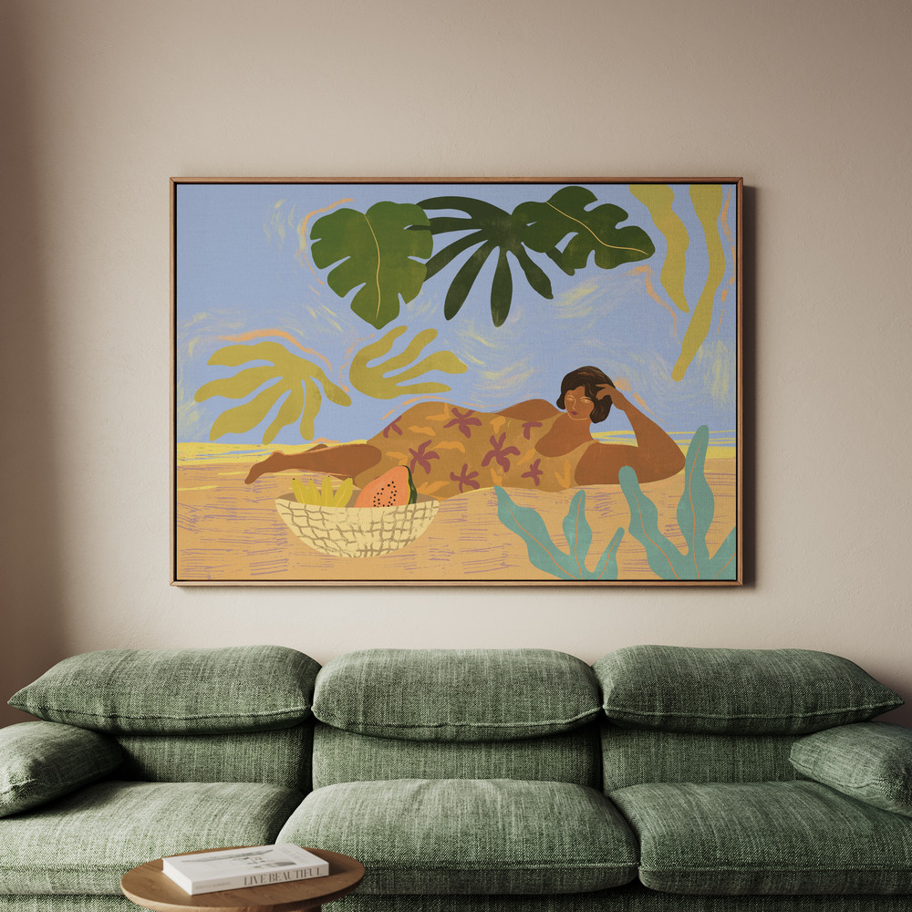 Canvastavla Lazyday - Tavla - 100x70
