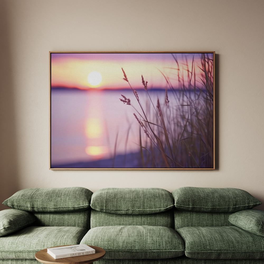 Canvastavla Purple Sunset - Tavla - 70x50