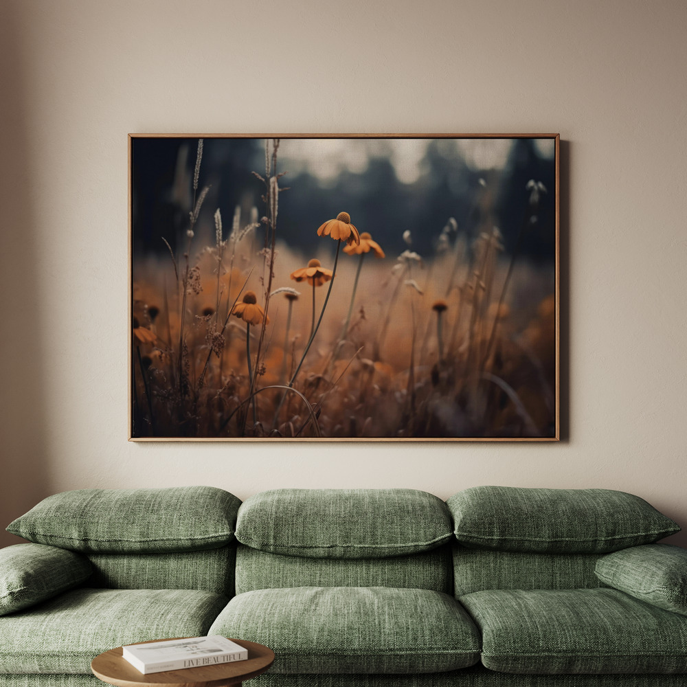 Canvastavla Orange Margarites - Tavla - 70x50