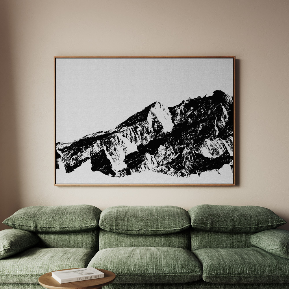 Canvastavla Mountains I - Tavla - 100x70