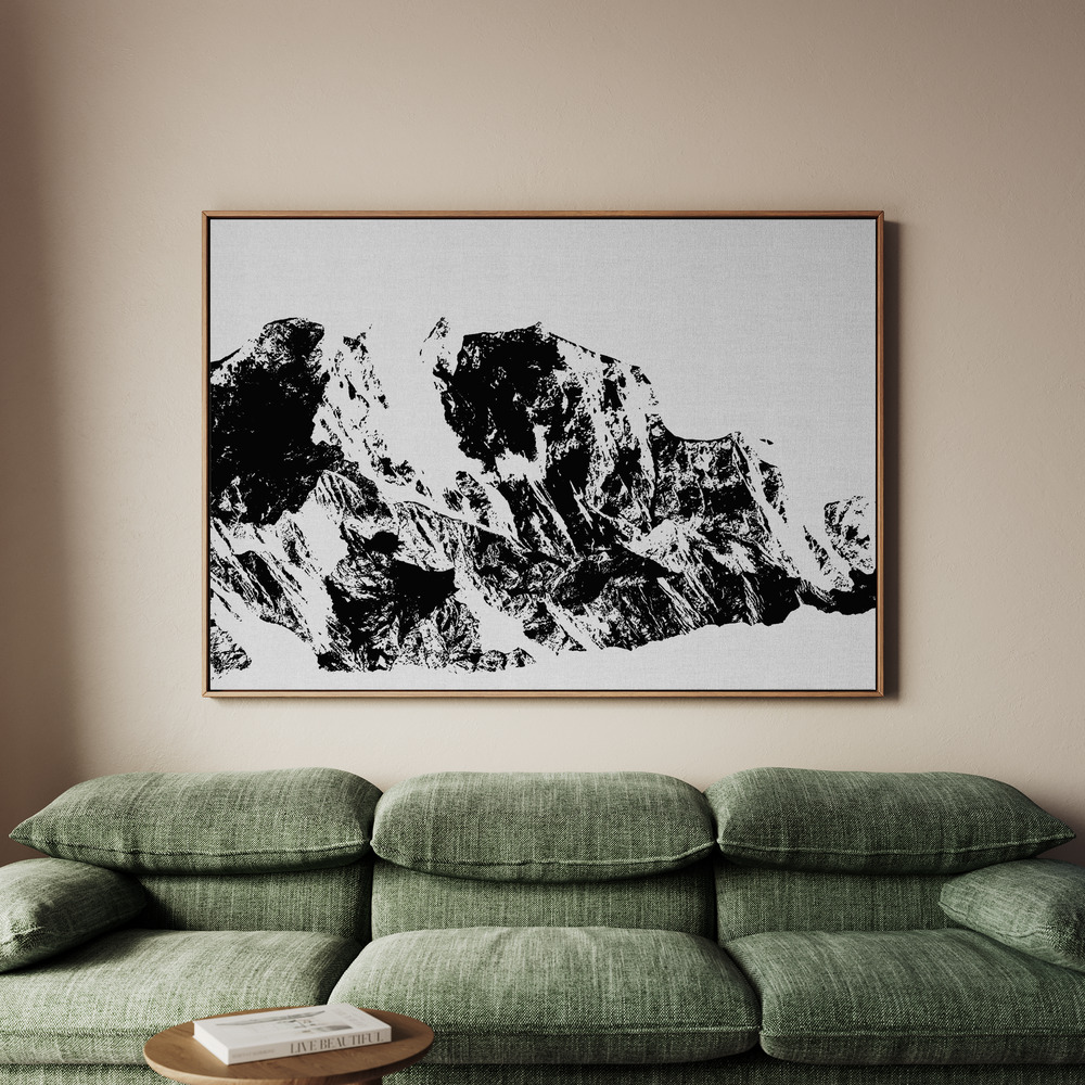 Canvastavla Mountains II - Tavla - 100x70
