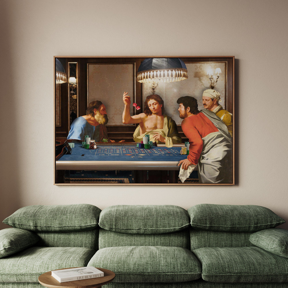 Canvastavla Casino Gang - Tavla - 70x50