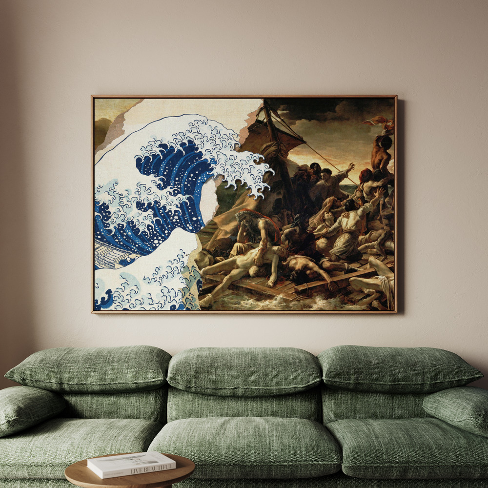 Canvastavla Tragedy In the Storm - Tavla - 100x70