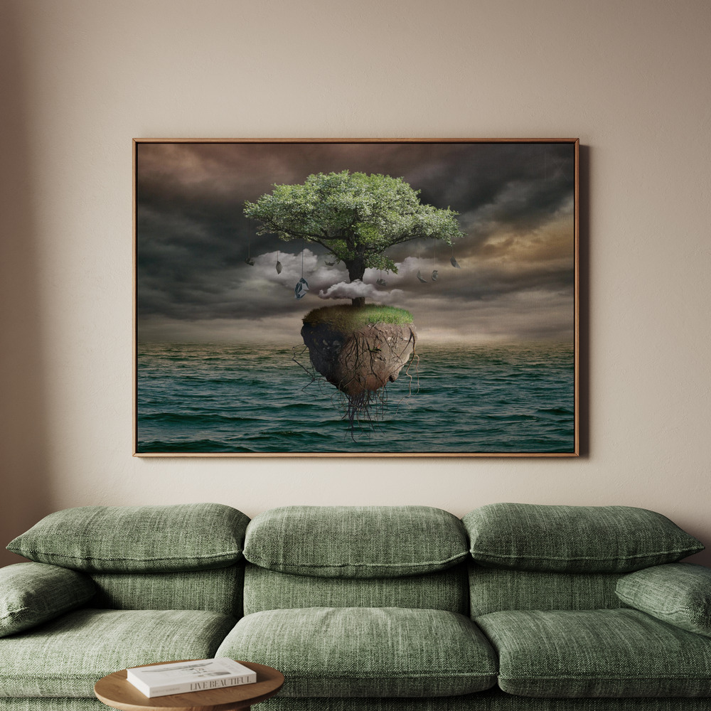 Canvastavla Parallel world 2 - Tavla - 70x50