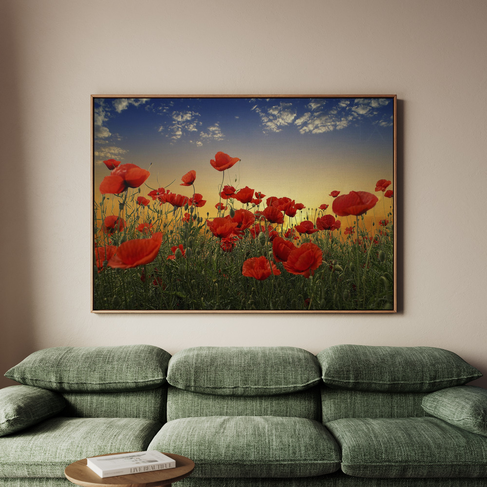 Canvastavla Poppies - Tavla - 70x50