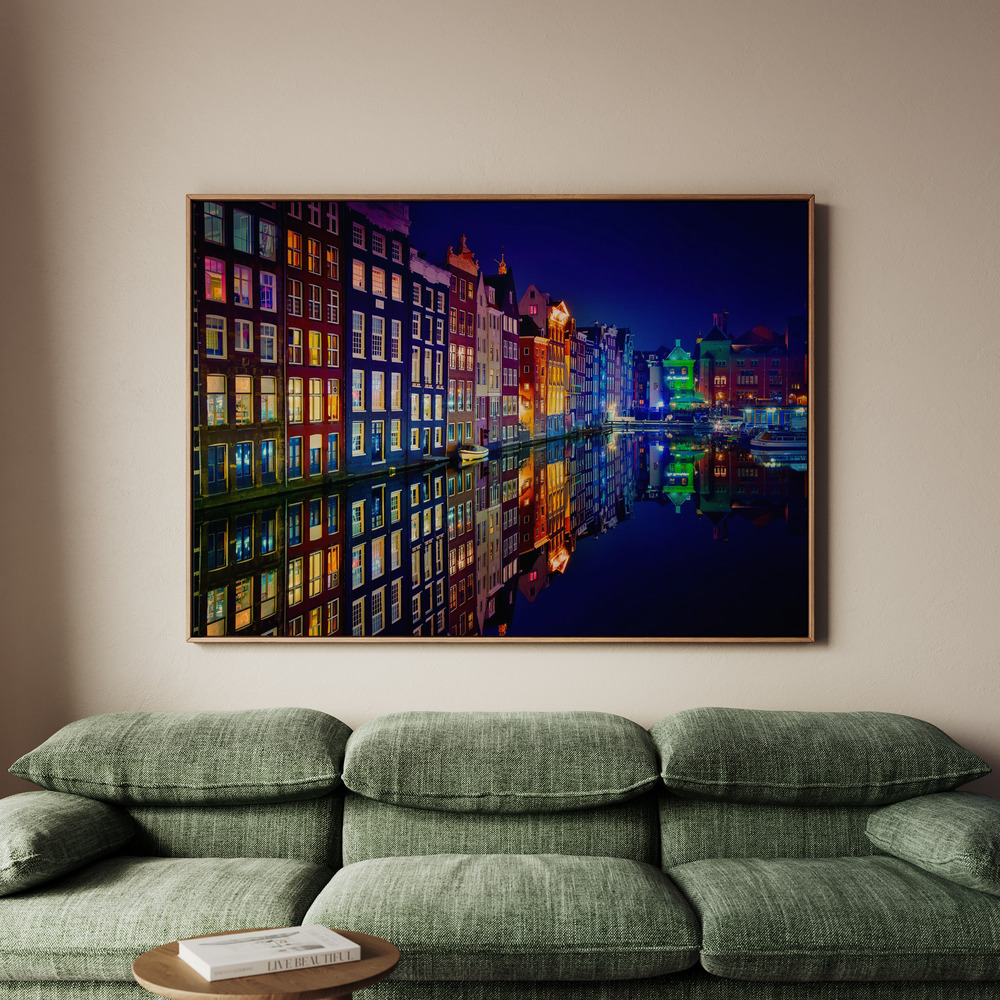Canvastavla Amsterdam - Tavla - 100x70