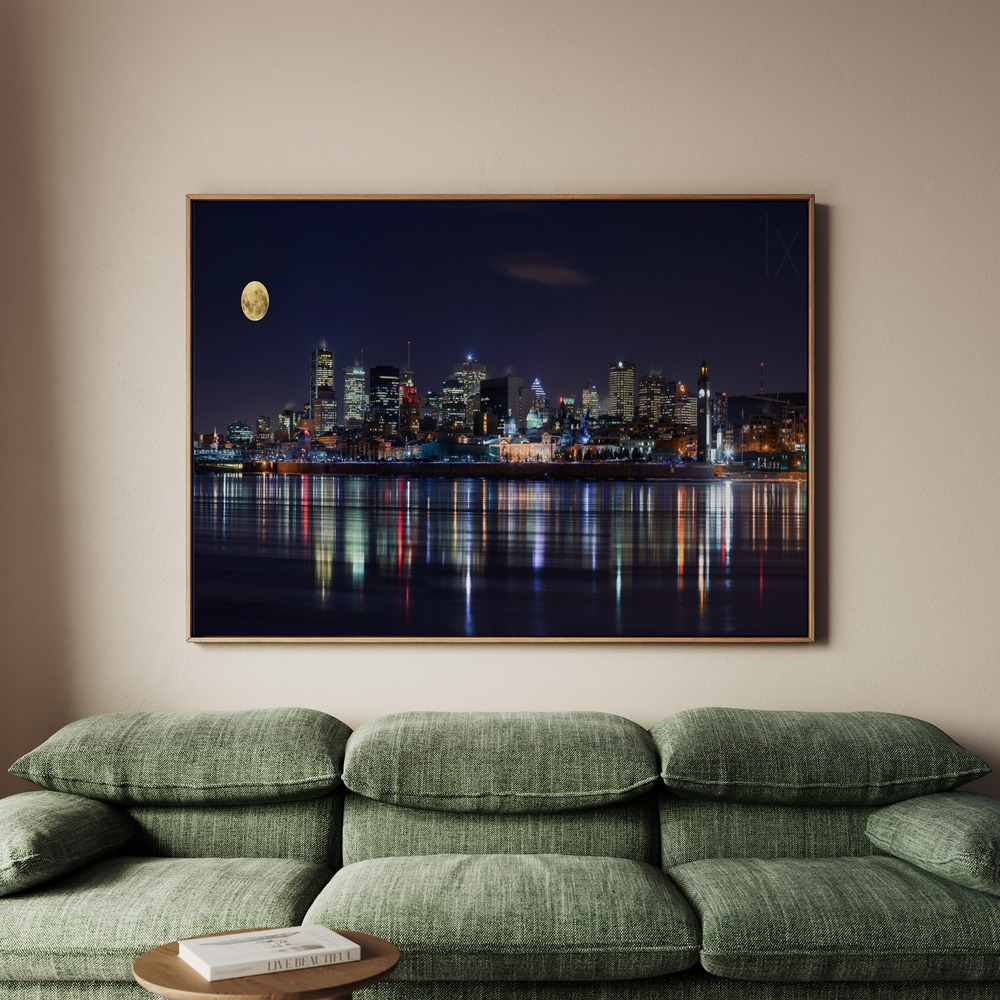 Canvastavla Montreal Night - Tavla - 150x100