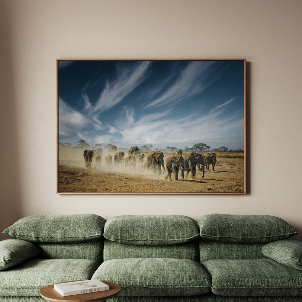 Canvastavla A very long thinking - Tavla - 150x100