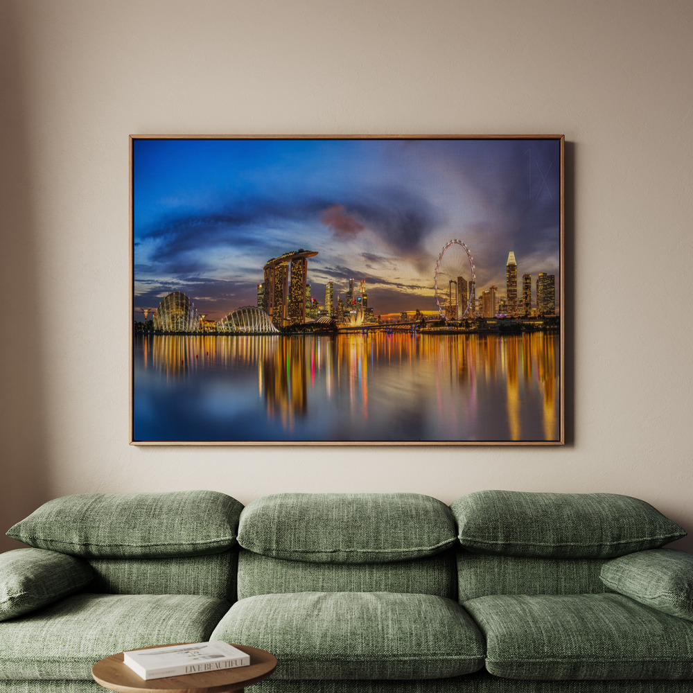 Canvastavla Sunset by the Bay - Tavla - 100x70