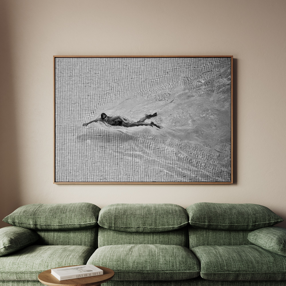 Canvastavla Breaking the net - Tavla - 100x70