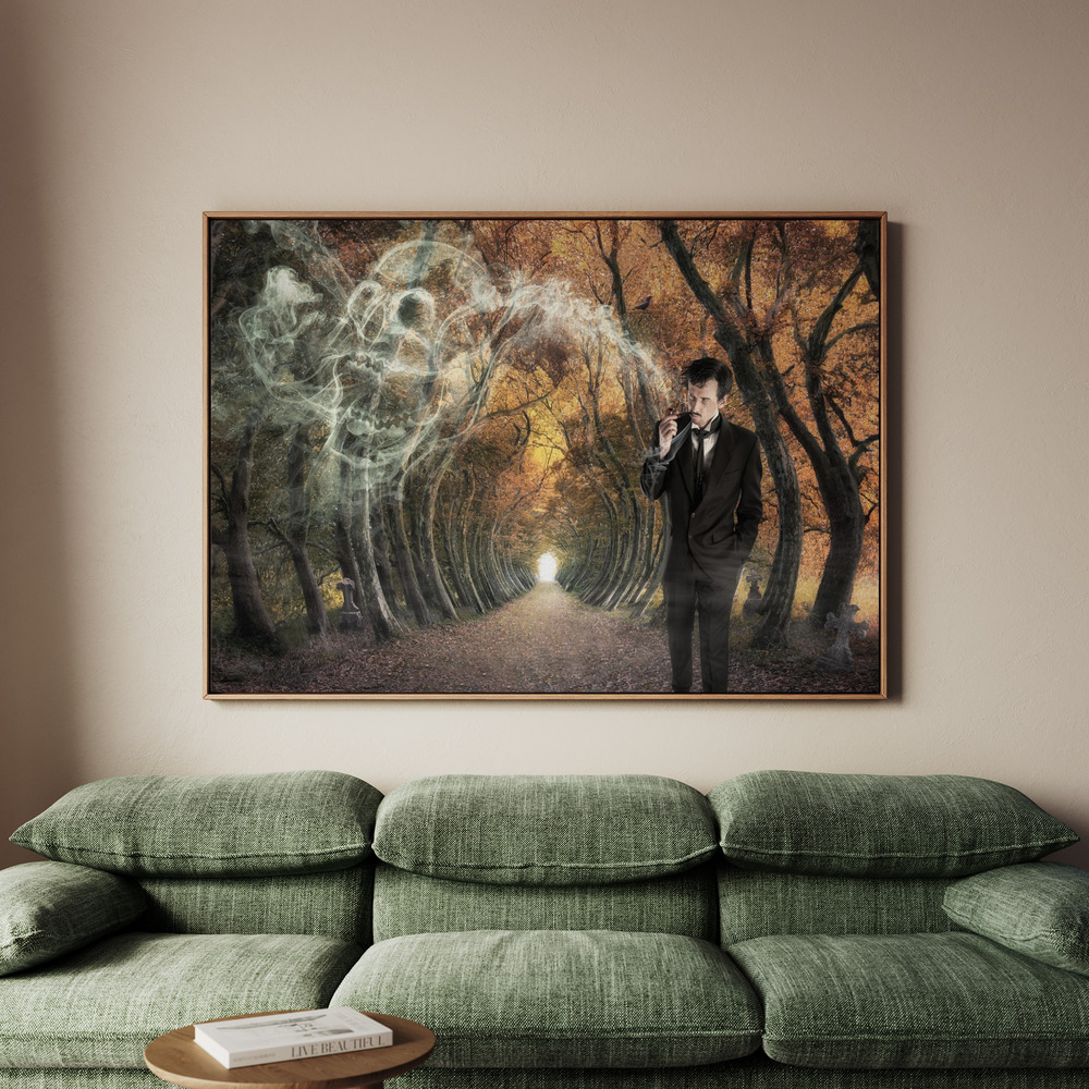 Canvastavla Alone - Tavla - 100x70