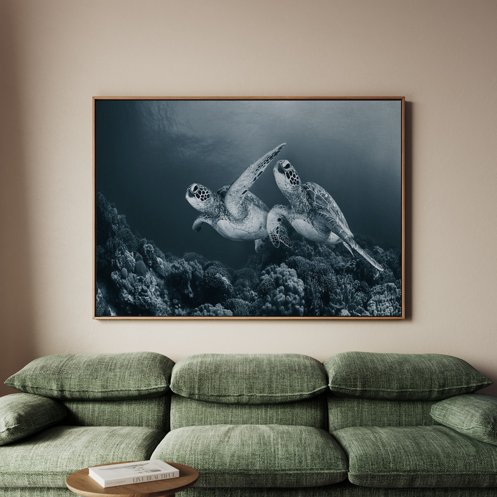 Canvastavla Twin dance - Tavla - 100x70