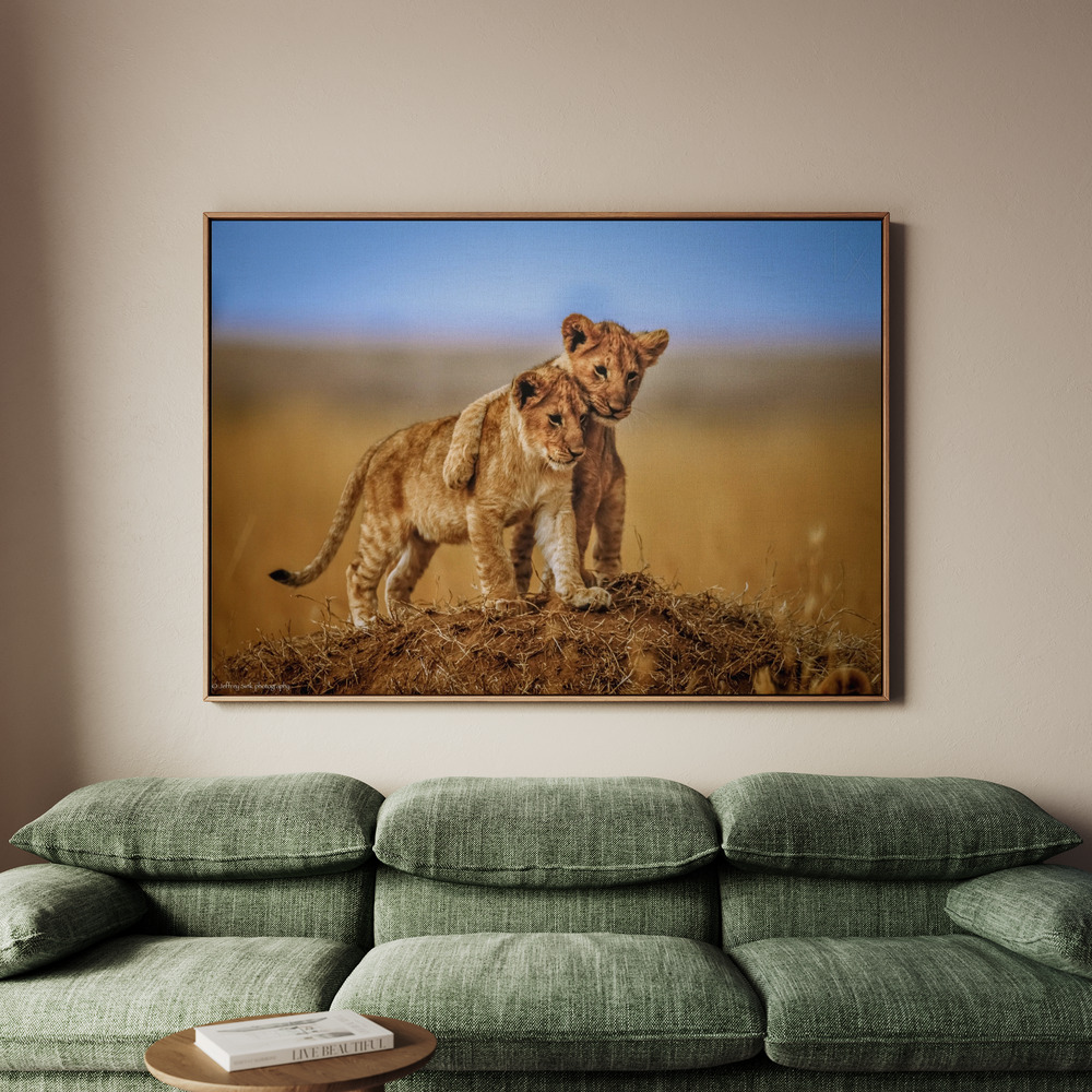 Canvastavla Brothers for Life - Tavla - 100x70