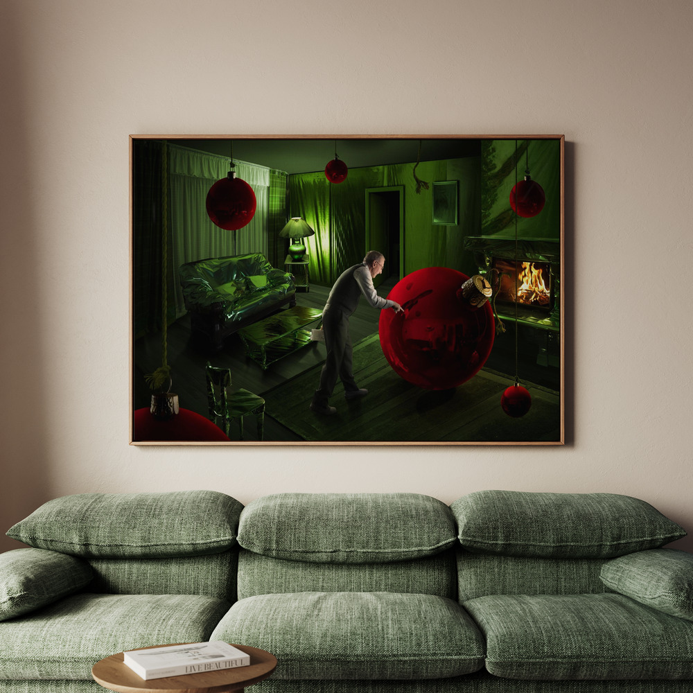 Canvastavla Christmas Madness - Tavla - 70x50