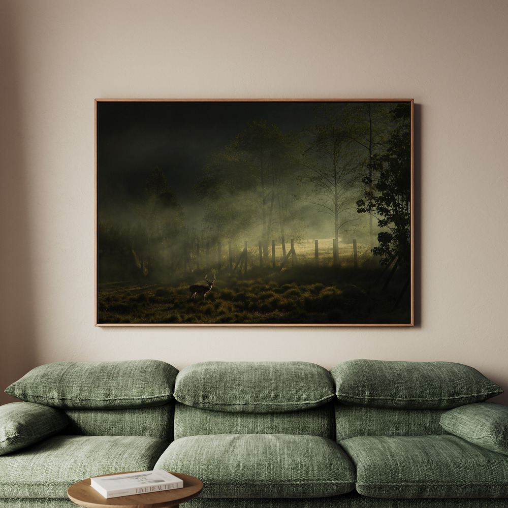 Canvastavla Misty Morning - Tavla - 100x70