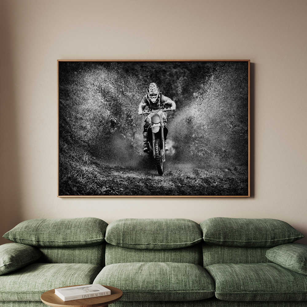 Canvastavla Mudbound Velocity - Tavla - 70x50