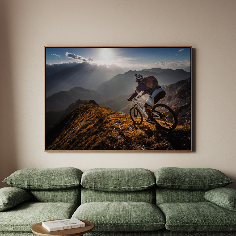 Canvastavla The call of the mountain - Tavla - 150x100
