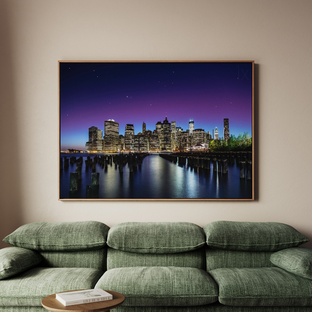 Canvastavla New York Sky Line - Tavla - 70x50