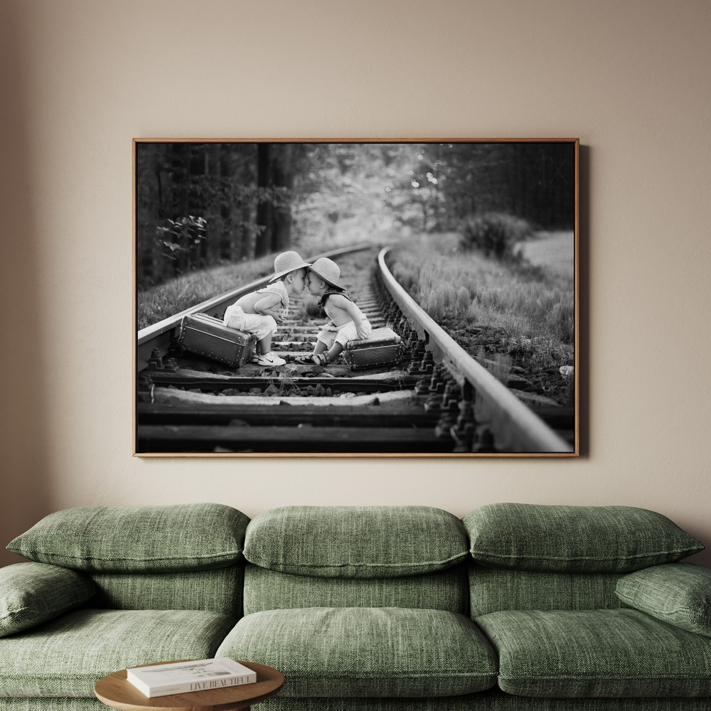 Canvastavla Brothers love - Tavla - 100x70