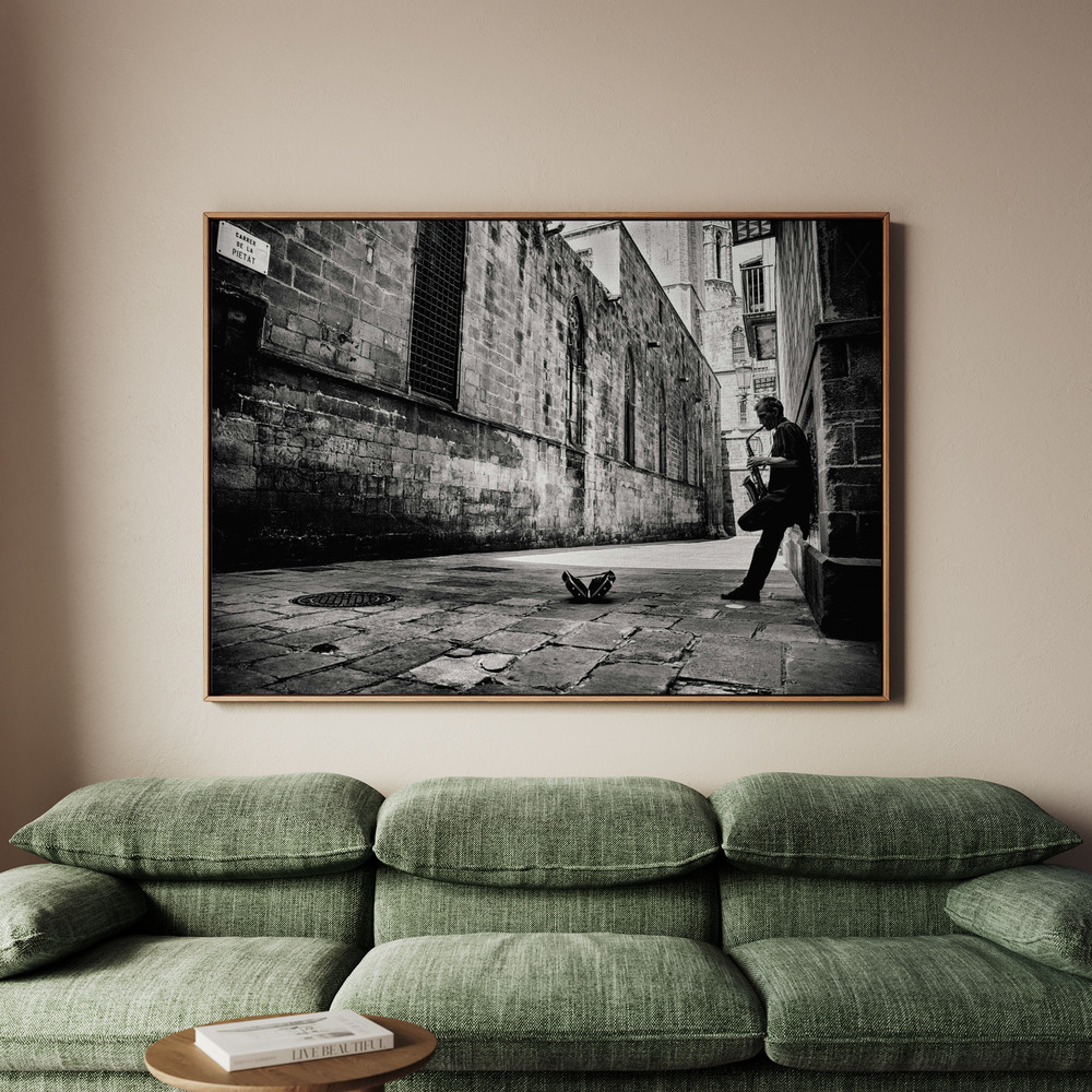 Canvastavla Silent Street - Tavla - 150x100