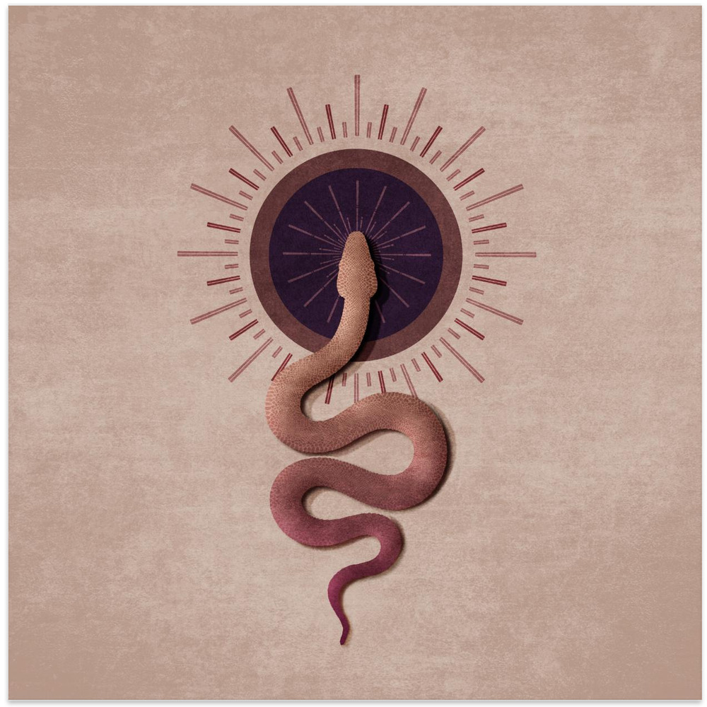 Juliste - Serpent Radiance square poster