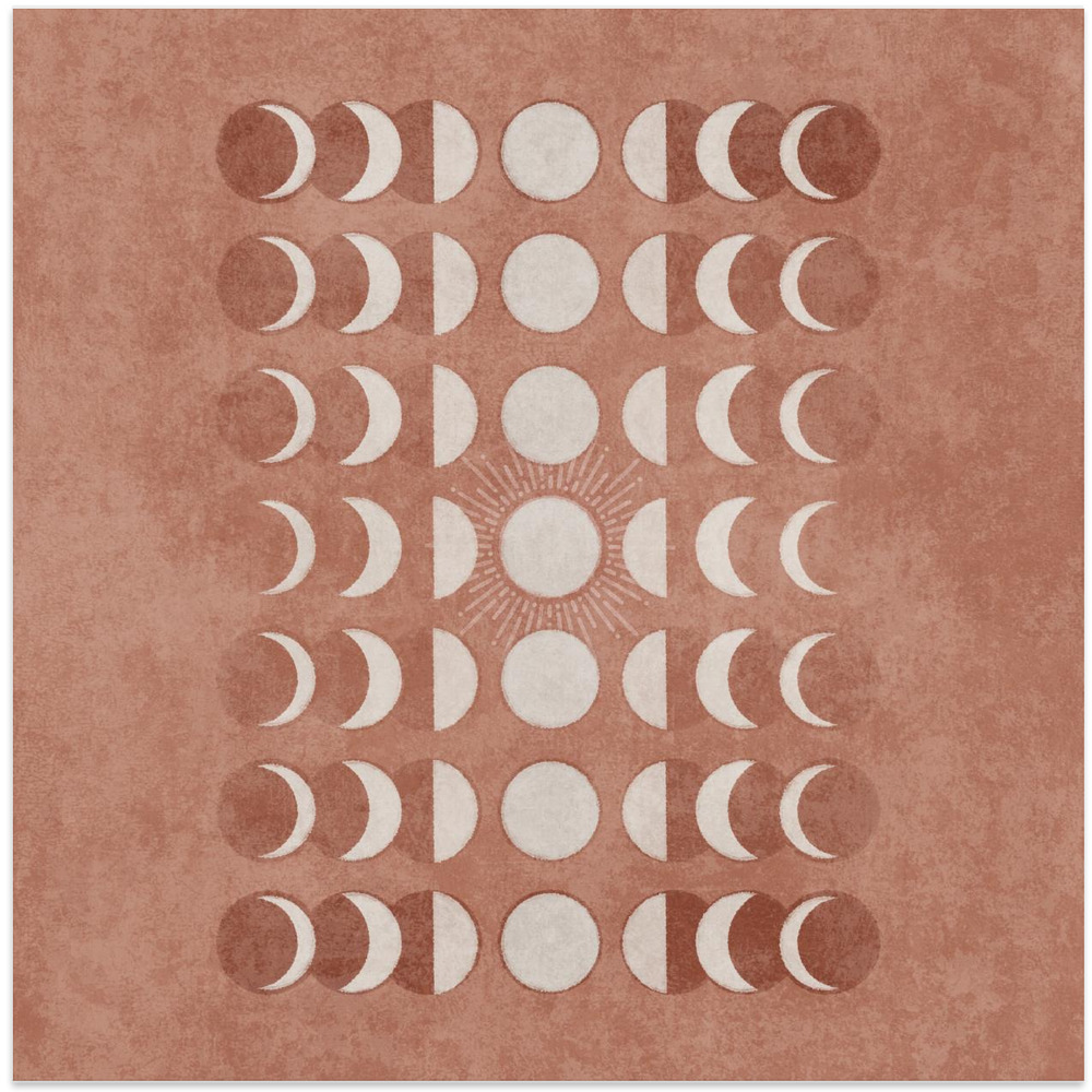 Poster - Lunar Phases Dance square poster