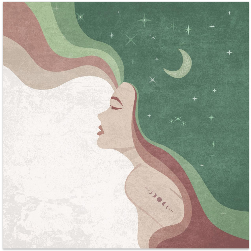 Poster - Lunar Dreams square poster