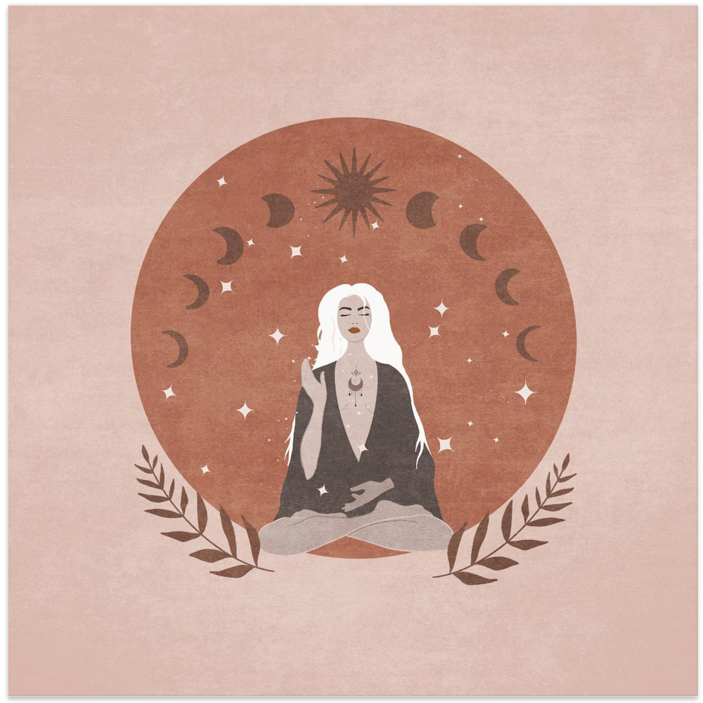 Juliste - Lunar Serenity square poster