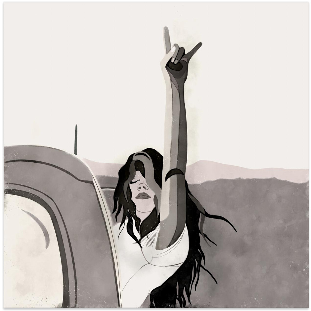 Poster - Rebel Spirit square poster