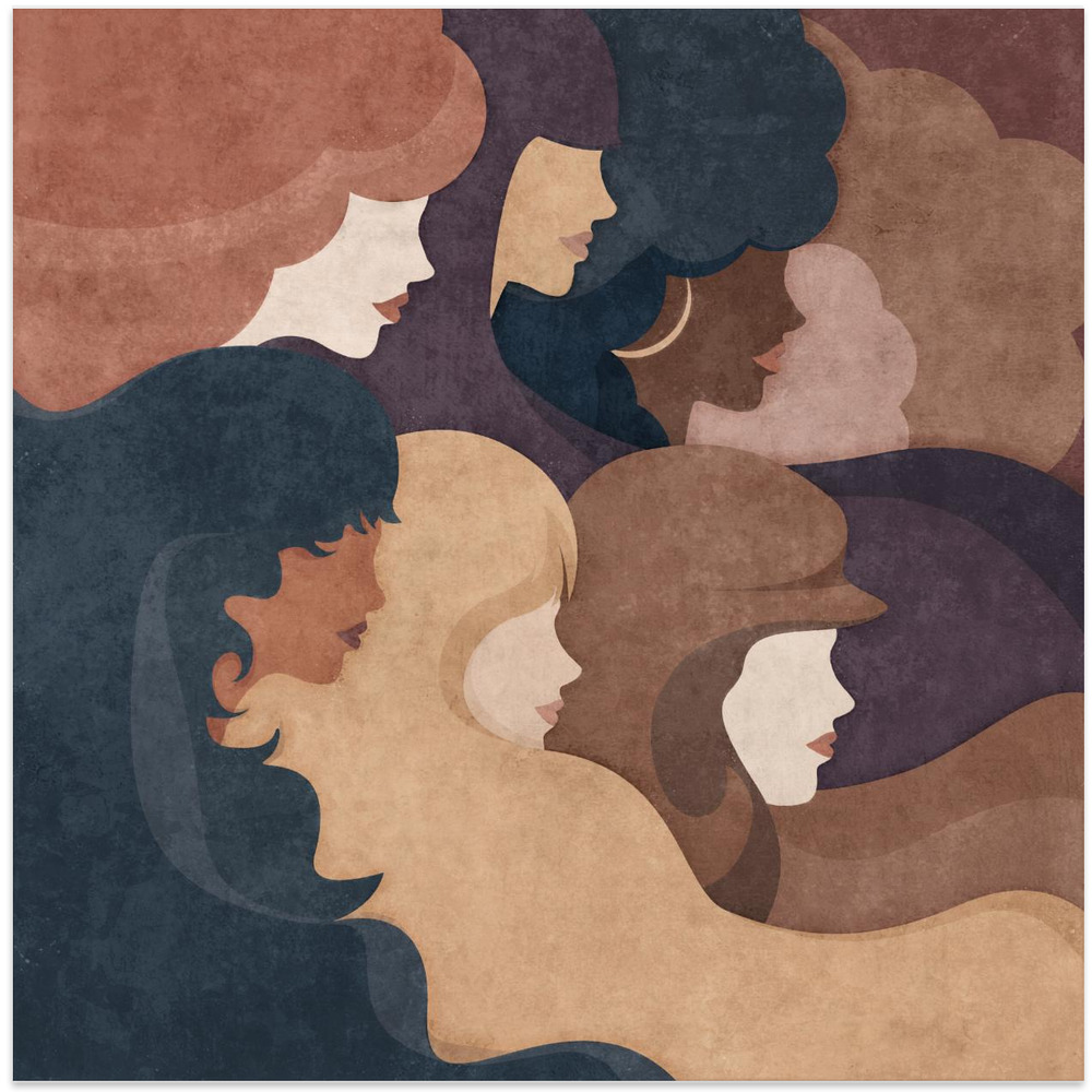 Poster - Waves of Identity square poster